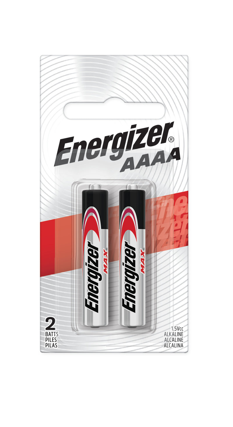Energizer AAAA Batteries, Pack of 2 (SPQ 12)